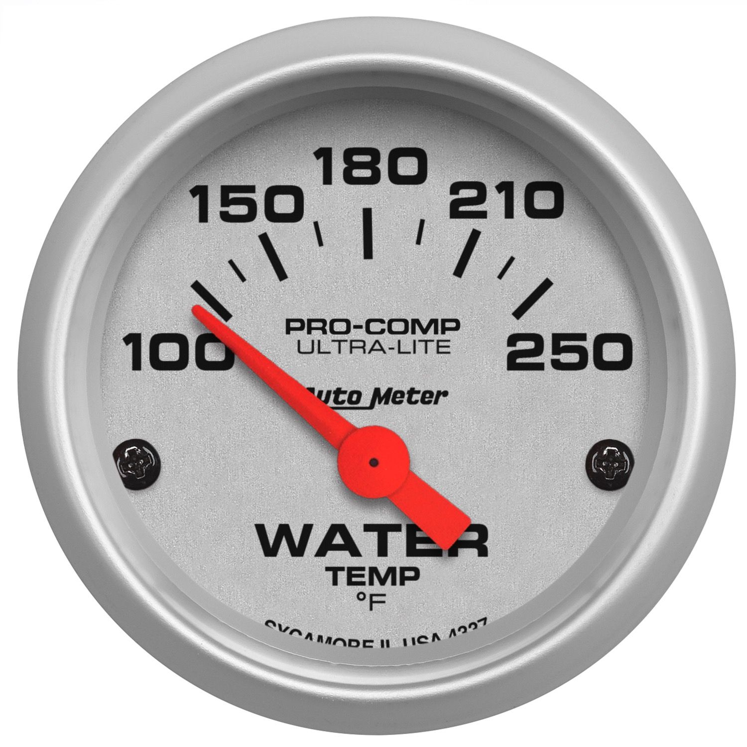 2-1/16 WATER TEMPERATURE, 100-250 °F, AIR-CORE, ULTRA-LITE