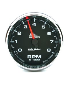 2-5/8" TACHOMETER, 0-8,000 RPM, BLACK, BLUE LED, PRO-CYCLE