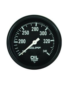 2-5/8" OIL TEMPERATURE, 100-340 &deg;F, 6 FT., MECHANICAL, FULL SWEEP, AUTO GAGE