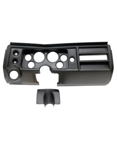 DIRECT FIT DASH PANEL, CHEVELLE 68, WITH VENTS, FITS (2) 3-3/8" and (4) 2-1/16" GAUGES