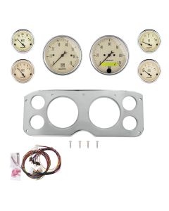 6 GAUGE DIRECT-FIT DASH KIT, GMC TRUCK 1955-59, AMERICAN MUSCLE