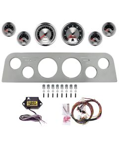 6 GAUGE DIRECT-FIT DASH KIT, GMC TRUCK 60-61, AMERICAN MUSCLE
