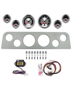 6 GAUGE DIRECT-FIT DASH KIT, GMC TRUCK 62-66, AMERICAN MUSCLE