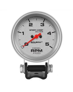 2-5/8" PEDESTAL tachometer, 0-5,000 RPM, ULTRA-LITE