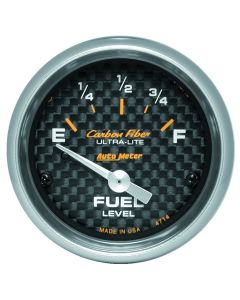2-1/16" FUEL LEVEL, 0-90 Ω, AIR-CORE, SSE, CARBON FIBER