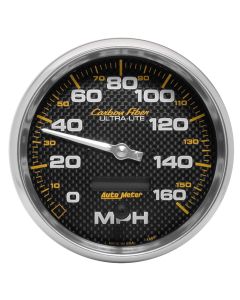5" SPEEDOMETER, 0-160 MPH, ELECTRIC, CARBON FIBER