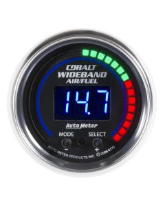 2-1/16" WIDEBAND PRO AIR/FUEL RATIO, 6:1-20:1 AFR, COBALT