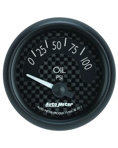 2-1/16" OIL PRESSURE, 0-100 PSI, AIR-CORE, GT