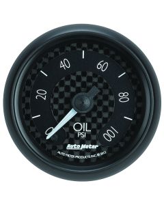 2-1/16" OIL PRESSURE, 0-100 PSI, STEPPER MOTOR, GT