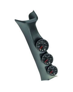 PILLAR KIT, 0-60 PSI/0-2000 °F/100-300 °F, 08-10 FORD SUPERDUTY, SPEK-PRO, BLACK DIAL, BLACK BEZEL, FLAT ANTIGLARE LENS