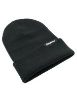 HAT, KNIT, BLACK, FOLD CUFF, 'AUTOMETER'