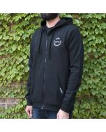 ZIP HOODIE, VINTAGE, BLACK, 3XL