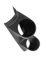 A-PILLAR POD, DUAL, 2-5/8", FORD MUSTANG 79-93 FOX