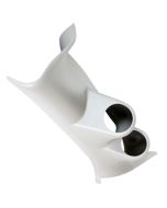 A-PILLAR, FULL, DUAL, 2-1/16", TAN, DODGE MAGNUM/CHARGER/300C 06-08