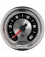 2-1/16" OIL PRESSURE, 0-100 PSI, STEPPER MOTOR, AMERICAN MUSCLE