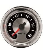 2-1/16" VOLTMETER, 8-18V, DIGITAL STEPPER MOTOR, AMERICAN MUSCLE