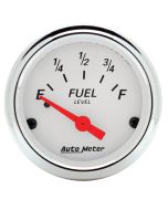 2-1/16" FUEL LEVEL, 0-90 Ω, AIR-CORE, GM, ARCTIC WHITE