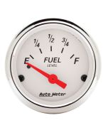 2-1/16" FUEL LEVEL, 0-30 Ω, AIR-CORE, ARCTIC WHITE