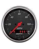3-3/8" GPS SPEEDOMETER, 0-120 MPH, DESIGNER BLACK