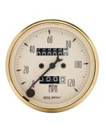3-1/8" SPEEDOMETER, 0-120 MPH, MECHANICAL, GOLDEN OLDIES