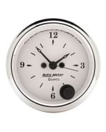 2-1/16" CLOCK, 12 HOUR, OLD-TYME WHITE