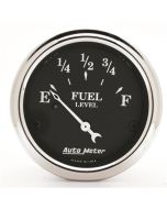 2-1/16" FUEL LEVEL, 0-90 Ω, AIR-CORE, OLD TYME BLACK