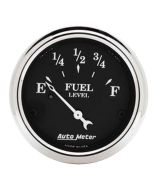 2-1/16" FUEL LEVEL, 240-33 Ω, AIR-CORE, OLD TYME BLACK