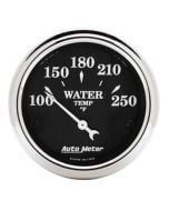 2-1/16" WATER TEMPERATURE, 100-250 °F, AIR-CORE, OLD TYME BLACK