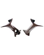 A-PILLAR SET, FULL, DUAL, 2-1/16", WOOD GRAIN, SUPER DUTY 99-07