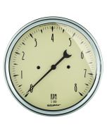 5" IN-DASH tachometer, 0-8,000 RPM, ANTIQUE BEIGE