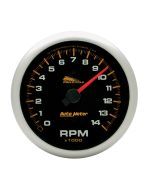 3-3/4" TACHOMETER, 0-14,000 RPM, BLACK, PRO-CYCLE