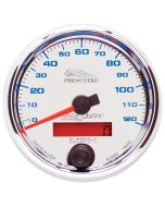 2-5/8" SPEEDOMETER, 0-120 MPH, ELECTRIC, CHROME, PRO-CYCLE