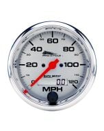 3-3/4" SPEEDOMETER, 0-120 MPH, ELECTRIC, SILVER, PRO-CYCLE