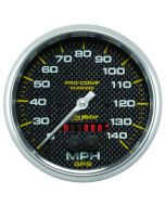 5" GPS SPEEDOMETER, 0-140 MPH, MARINE CARBON FIBER