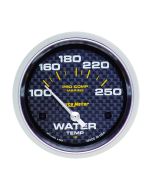 2-5/8" WATER TEMPERATURE, 100-250 °F, AIR-CORE, MARINE CARBON FIBER