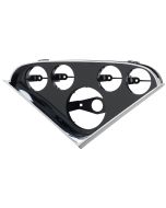 DIRECT FIT DASH PANEL, (3-3/8", 2-1/16" X4), CHEVY TRUCK 55-59