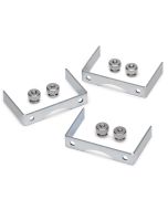 GAUGE BRACKET KIT, 2-5/8", ALUMINUM, QTY 3
