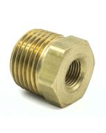 FITTING, ADAPTER, 1/2" NPT MALE, 1/8" NPT FEMALE, BRASS
