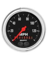 3-3/8" GPS SPEEDOMETER, 0-140 MPH, TRADITIONAL CHROME