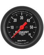 2-1/16" EXHAUST PRESSURE, 0-60 PSI, STEPPER MOTOR, Z-SERIES