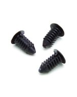 RATCHET FASTENERS, 10 PCS., BLACK, FOR GAUGE POD / PILLAR INSTALLATION