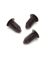 RATCHET FASTENERS, 100 PCS., BLACK, FOR GAUGE POD / PILLAR INSTALLATION