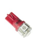 LED BULB, REPLACEMENT, T3 WEDGE, RED