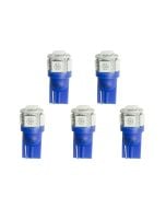 LED BULB, REPLACEMENT, T3 WEDGE, BLUE, 5 PACK