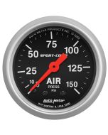 2-1/16" AIR PRESSURE, 0-150 PSI, MECHANICAL, SPORT-COMP