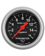 2-1/16" PYROMETER, 0-1600 °F, STEPPER MOTOR, SPORT-COMP
