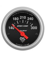 2-1/16" OIL TEMPERATURE, 140-300 °F, AIR-CORE, SPORT-COMP