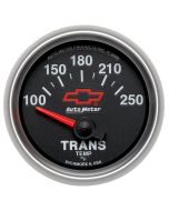 2-1/16" TRANSMISSION TEMPERATURE, 100-250 °F, CHEVY RED BOWTIE