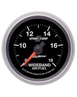 2-1/16" WIDEBAND AIR/FUEL RATIO, ANALOG, 8:1-18:1 AFR, SPORT-COMP II