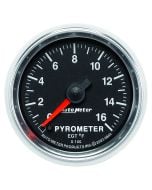 2-1/16" PYROMETER, 0-1600 °F, STEPPER MOTOR, GS